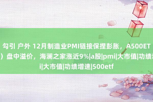 勾引 户外 12月制造业PMI链接保捏彭胀，A500ETF（159339）盘中溢价，海澜之家涨近9%|a股|pmi|大市值|功绩增速|500etf