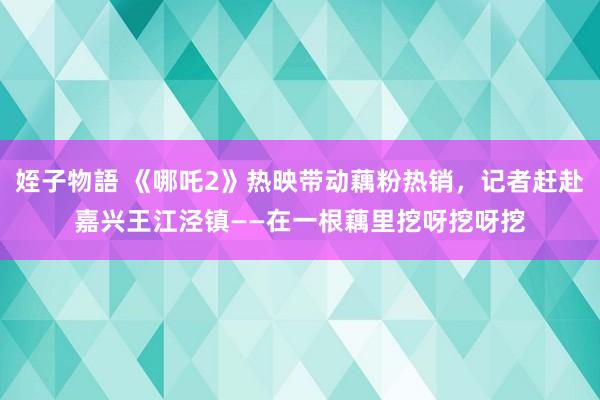 姪子物語 《哪吒2》热映带动藕粉热销，记者赶赴嘉兴王江泾镇——在一根藕里挖呀挖呀挖