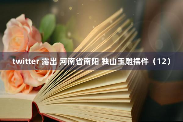 twitter 露出 河南省南阳 独山玉雕摆件（12）